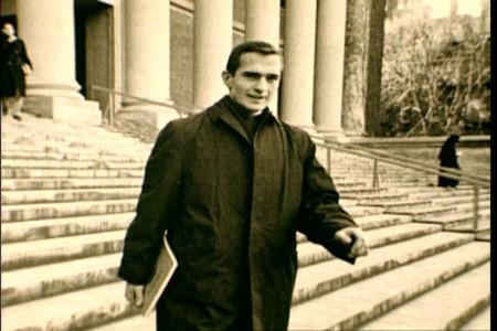 Gene on the steps of Harvard's Widener Library