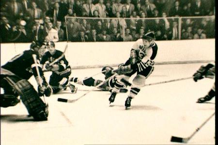 Gene scoring against BC in the 1963 ECAC Final